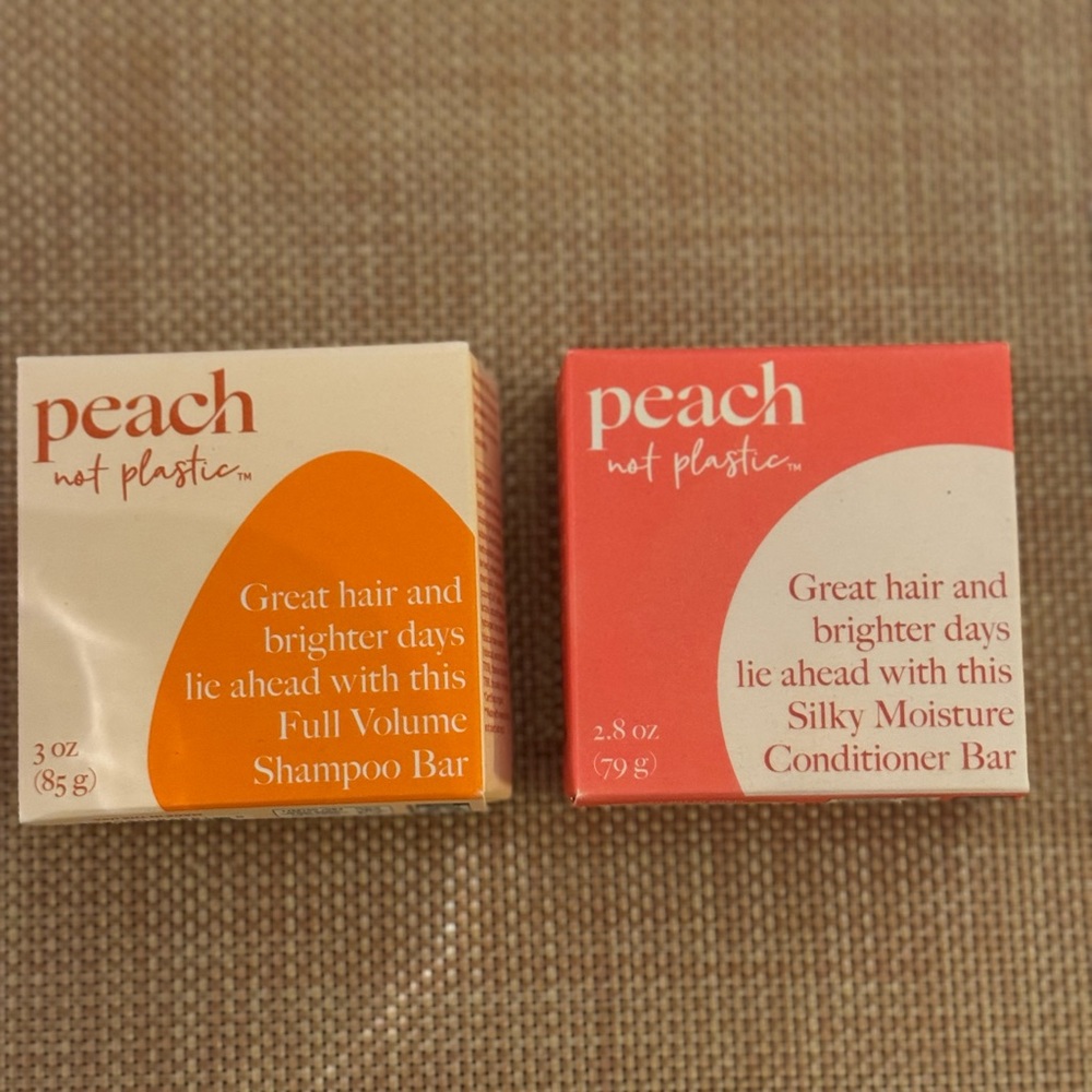 Shampoo and conditioner bars set